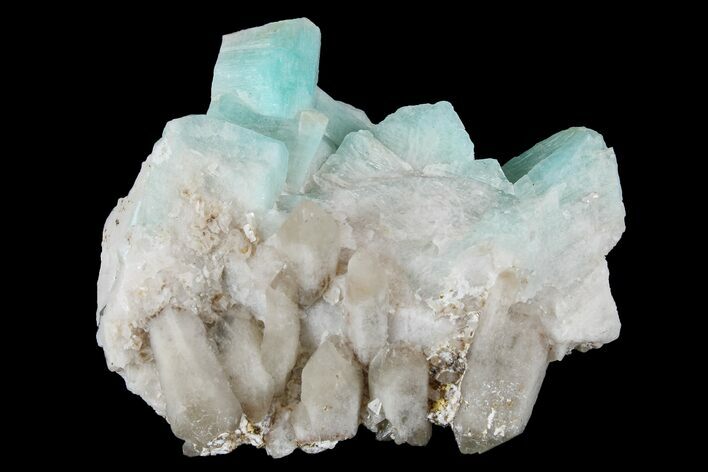 Amazonite Crystal Cluster with Smoky Quartz - Colorado #167977